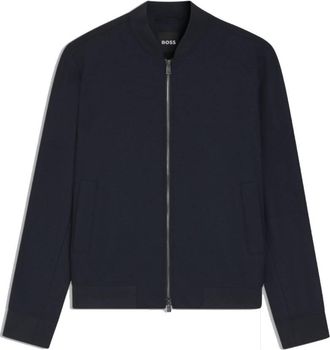 HUGO BOSS P-Hanry Stretch Flannel Bomber Jacket, Brand Size 52 ( US Size 42 )