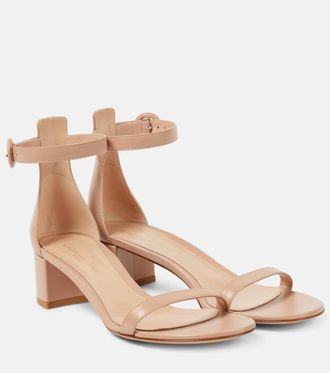 Gianvito Rossi Gaeta 45 leather sandals