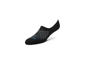 Smartwool Run Targeted Cushion No Show Socks Sock Black : LG (Womens Shoe 10-12.5), Merino/Nylon/Spandex