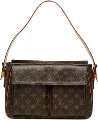 Louis Vuitton Pre-owned Viva Cite GM - Dames - Vintage Schoudertas - Bruin - ONE Size - Leer - Vintage