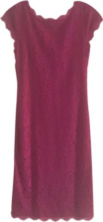 Diane Von F&uuml;rstenberg DVF Hot Orchid Barbara Lace Dress Size XS
