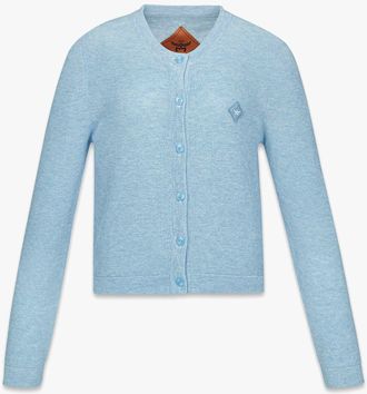 MCM Logo Patch Knit Cardigan