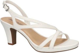Easy Street Radiant Slingback Sandal in White at Nordstrom, Size 6.5
