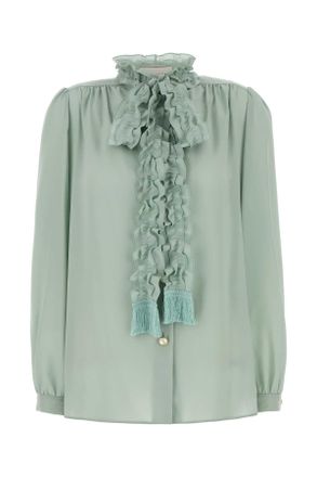 Valentino Garavani Tiffany Crepe Shirt