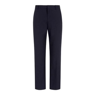 Emporio Armani Blue Elastic Trousers