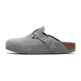 Birkenstock Schoenen, Dames, Grijs, 37 EU, Su&egrave;de, Boston Leve