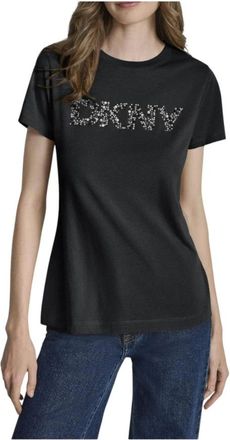 DKNY Mujer, Camisetas, Negro, Talla: M