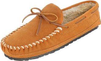 Minnetonka Men 4154 Casey Low-Top Slippers, Beige (Cinnamon), 9 UK