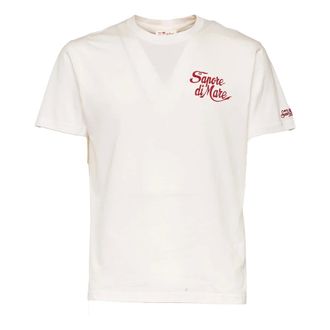 MC2 Saint Barth T-Shirts, male, White, Size: XL Girocollo T-Shirt