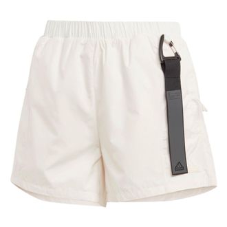 adidas (WMNS) adidas Escape Shorts Asia Sizing White HU0235