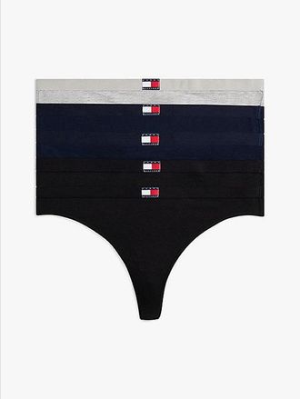 Tommy Hilfiger 5-Pack Heritage Logo Thongs