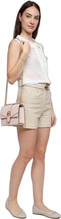 Michael Kors Womens Crossbody Bag Powder Blush Leather Crossbody-bags