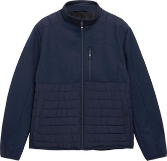s.Oliver Heren, Jassen, Blauw, Maat: 2XL