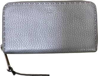 Fendi Silver Long Wallet (Bi-Fold) (Pre-Owned)