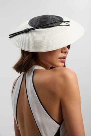 Karen Millen Womens Quill Detail Fascinator - Monochrome Multi - One Size