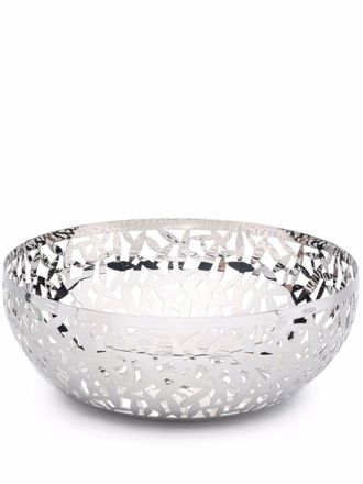 Alessi Cactus! Open-Work fruit bowl (19cm) - Silver