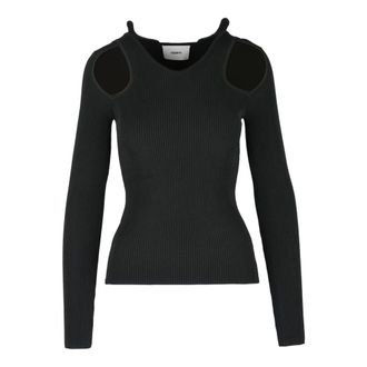 Coperni V-neck Knitwear, female, Black, L, Maglia