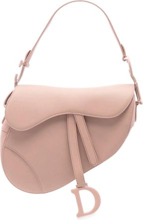 Dior 2019 Ultra Matte Calfskin Saddle Bag shoulder bag - Rosa