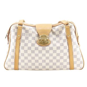 Louis Vuitton White Damier Azur Tote Bag (Pre-Owned)