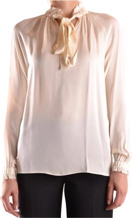Michael Kors Stijlvolle Blouse - Dames - Blouses - Wit - XS - Katoen - Overhemden