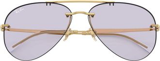 Ray-Ban Rb3791 Aviator Zonnebril - unisex - Accessoires - Geel - Maat: 59 MM Nylon