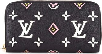 Louis Vuitton Portafoglio Zippy Wild at Heart Monogram Giant piccolo - Nero