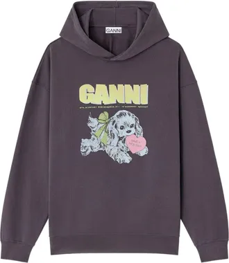 Ganni Isoli Organic Cotton Hoodie
