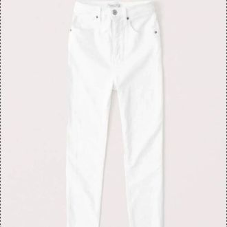 Abercrombie & Fitch Womens Ultra High Rise Super Skinny Jeans In White