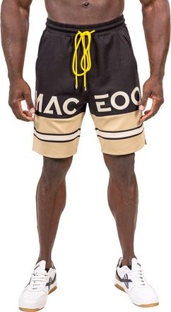 Maceoo Marthyr Logo Graphic Shorts in Black at Nordstrom, Size Xx-Large