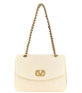 Valentino Garavani White Djuna Medium Shoulder Bag