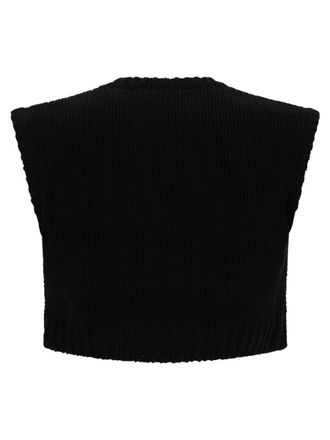 Max Mara Fine-Gauge Knit Cotton Sweater - Black
