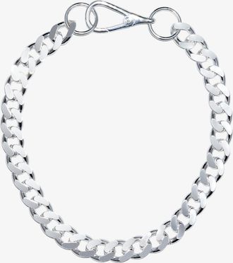 Hatton Labs Sterling Silver XL Cuban Link Chain Necklace - Mens - Sterling Silver