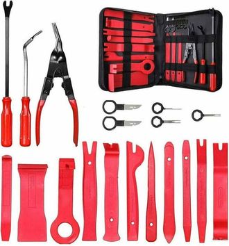 Trade Shop Trade Shop - Set 19 Pz Smontaggio Rimozione Pannelli Portiere Clip Auto Stereo Cruscotto 19pz