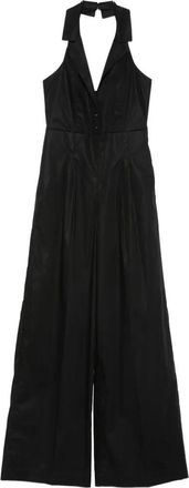 Twin-Set Short Sleeve Jumpsuit With Belt