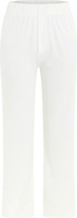 &Eacute;terne Lounge Broek - Dames - Pyjama - Wit - S - Katoen - Nachtkleding