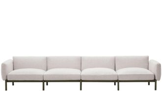 K Home Modulares Premium Outdoor 4-Sitzer Sofa Sorello, Beige Archiviert