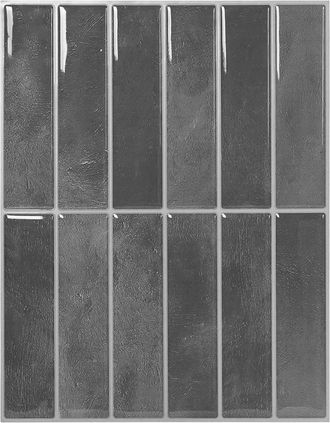 vidaXL Azulejo Rectangular 10 Uds. Gris 29 X 23 X 0,08 Cm Vidaxl