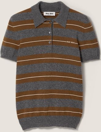 Miu Miu Cashmere polo shirt