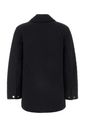 Burberry Womens Black Nylon Jacket Exterior: Lining: Giubbini