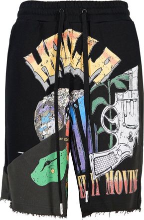 Haculla In Concert cotton shorts - men - Cotton - L - Black