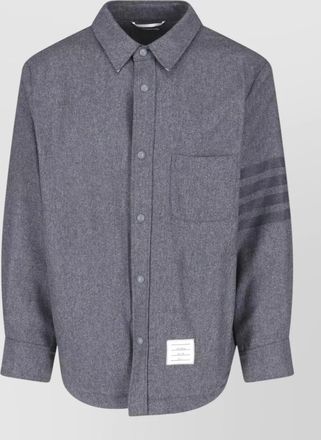Thom Browne wool cashmere shirt jacket