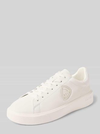 Blauer Sneaker mit Schnürung Modell BUCK07 in Weiss, Größe 41