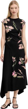 Desigual Maxi Jurken - Dames - Casual kleedjes - Zwart - XS - Kleedjes