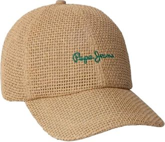 Pepe Jeans London Caps, female, Beige, Size: ONE SIZE Raffia Hat