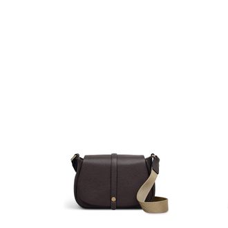 Radley London Lulworth Road Leather Mini Flapover Cross Body Bag in Thunder - 111948