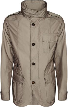 Moorer Hombre, Abrigos, Beige, Talla: 2XL