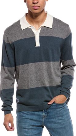 Weatherproof Vintage Cashmere-Blend Rugby Polo Sweater