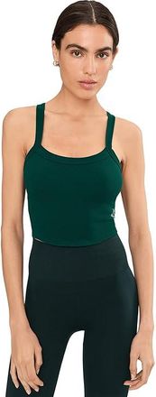 Free People Movement All Clear Cami Solid Womens Clothing Evergreen : MD (Womens 8-10), Elastane/Polyester
