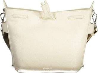 Coccinelle Shoulder Bags, female, White, Size: ONE SIZE Gretel Ribbon Bag