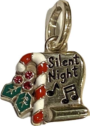 Brighton Silent Night Scroll Dangle Charm In Multi